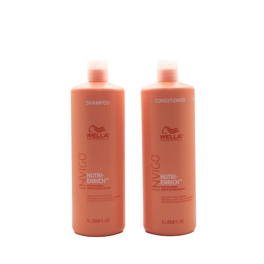 Wella INVIGO Nutri-Enrich Deep Nourishing Shampoo & Conditioner 1L/33.8 oz DUO